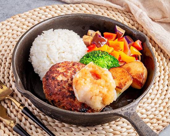 柑橘醋蘿蔔泥漢堡排